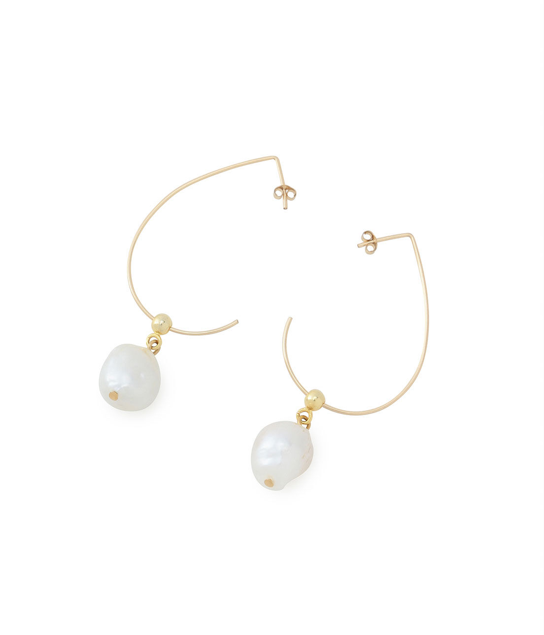 SALON adam et rope'「【SALONオリジナルBOX付き】14KGFドロップピアス」|ピアス|