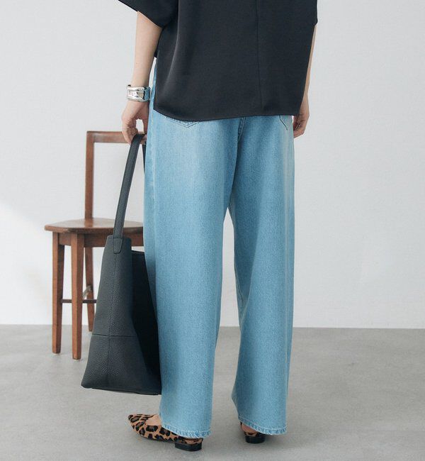  「予約【A・MONN】【手洗い可】handsome DENIM PANTS」|デニム|