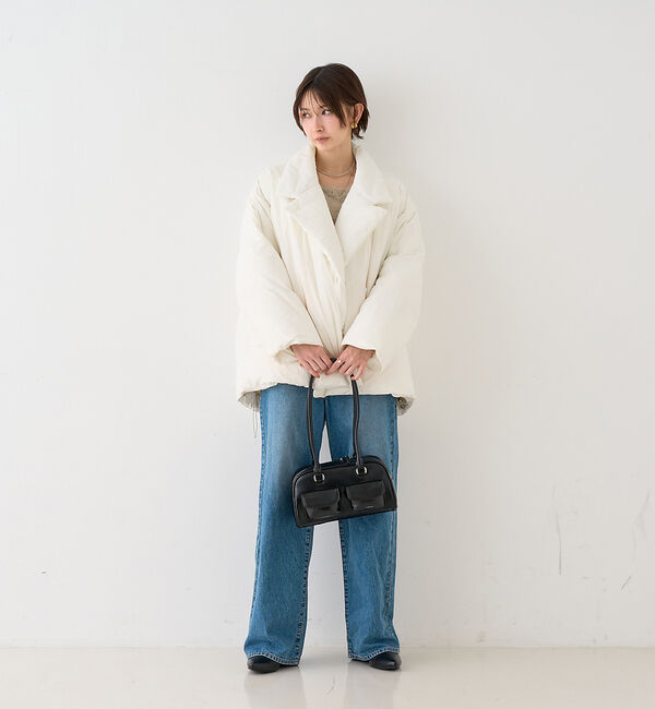 Rouge vif「【一部店舗限定】コクーンミドルダウンジャケット / コート」|ダウン|