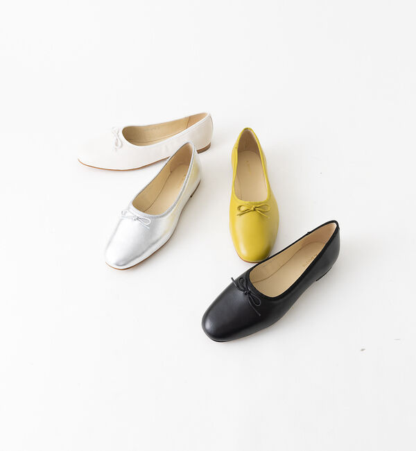 AU BANNISTER「【販売店舗限定】甲深ソフトバレエシューズ」|バレエシューズ|