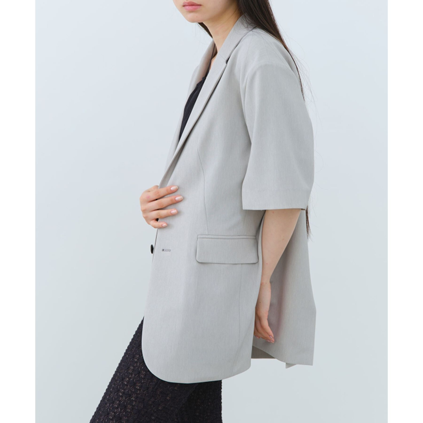CODE A「half sleeve jacket」|テーラードジャケット|
