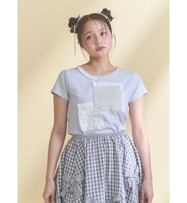 merry jenny「パッチワークリメイクtee」|Tシャツ・カットソー|