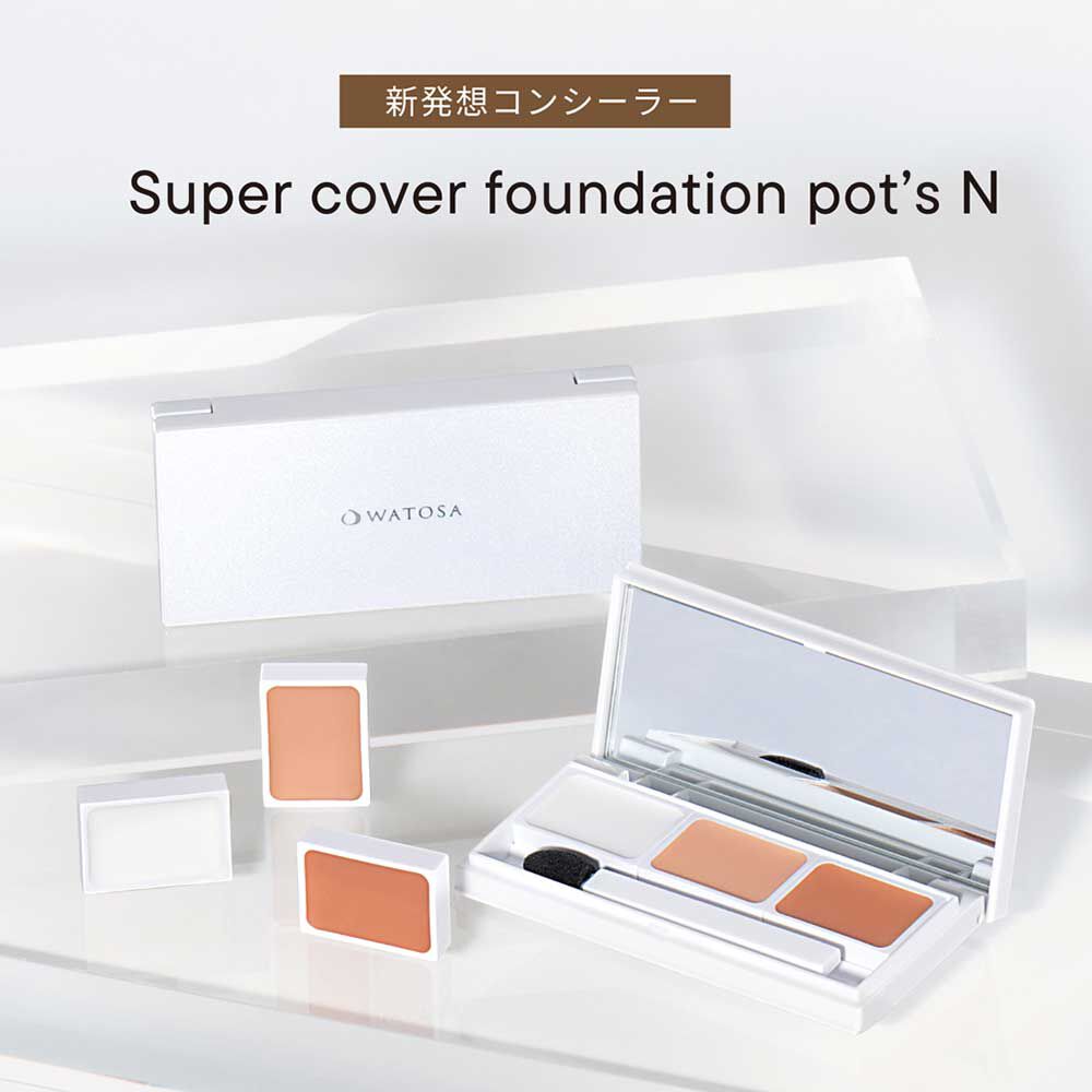  「ワトゥサ スーパーカヴァー ファンデーション ポッツ N (3.9g)」|ファンデーション|