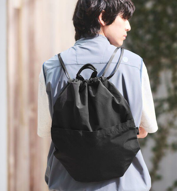 UNITED ARROWS green label relaxing「【別注】＜STANDARD SUPPLY＞ナップサック リュック」|リュック|BLACK