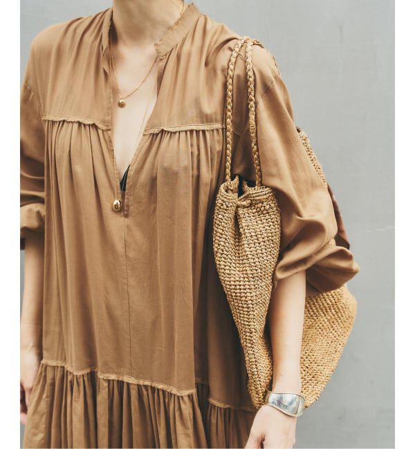 Plage「Cotton chiffon maxi ワンピース」|ワンピース|