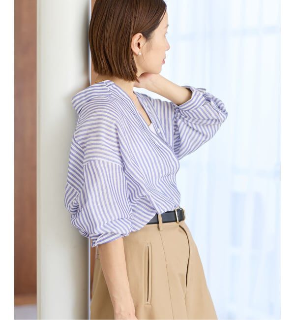 IENA「《追加》ラミーリヨセル2wayシャツ」|シャツ・ブラウス|