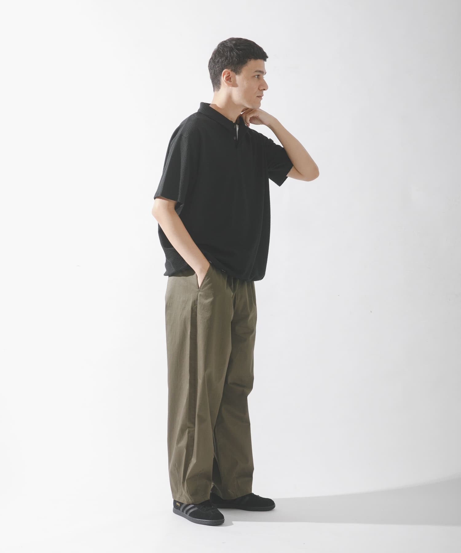 Sonny Label 「カットシアサッカー襟付きプルオーバー」|Tシャツ・カットソー|