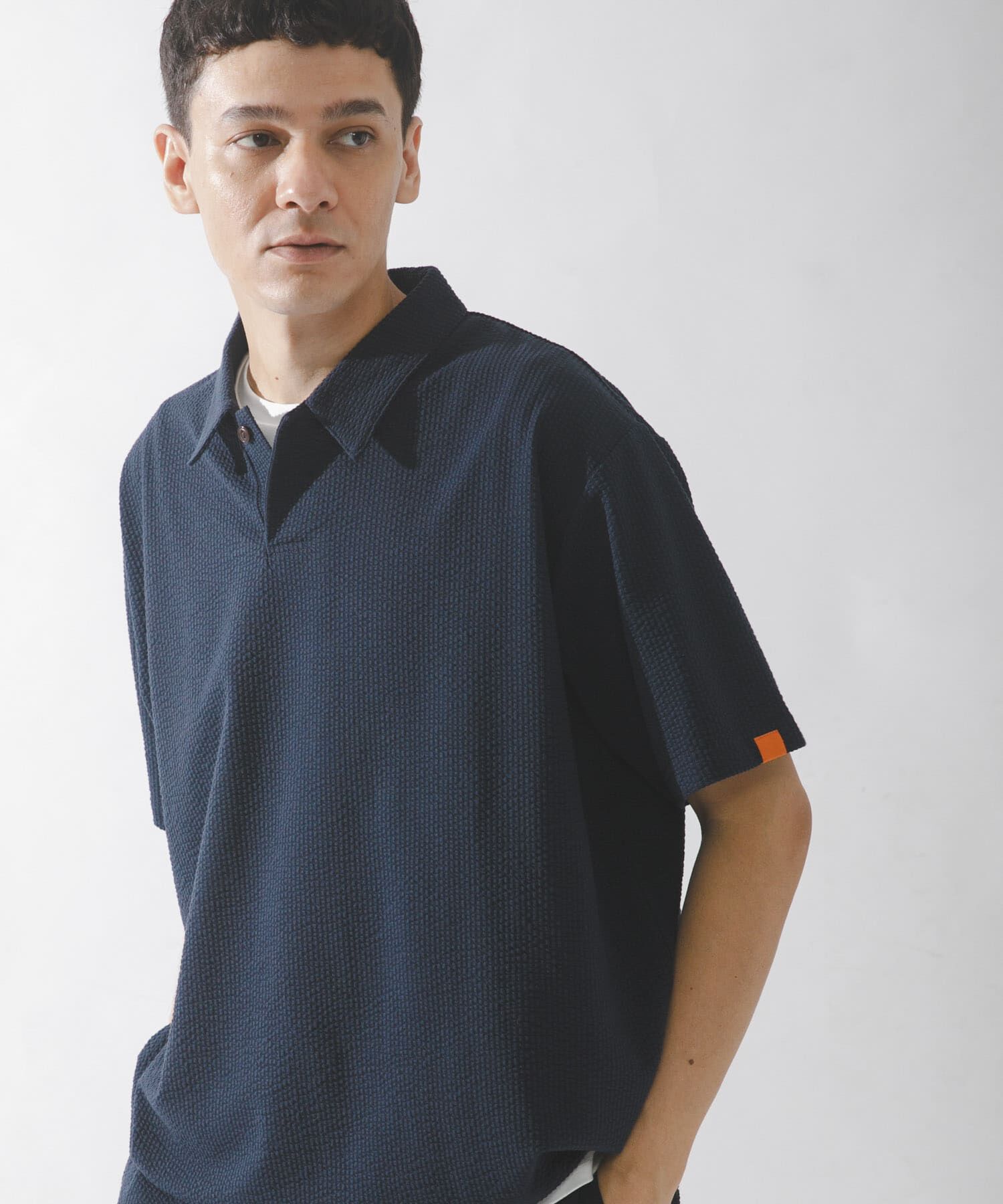 Sonny Label 「カットシアサッカー襟付きプルオーバー」|Tシャツ・カットソー|