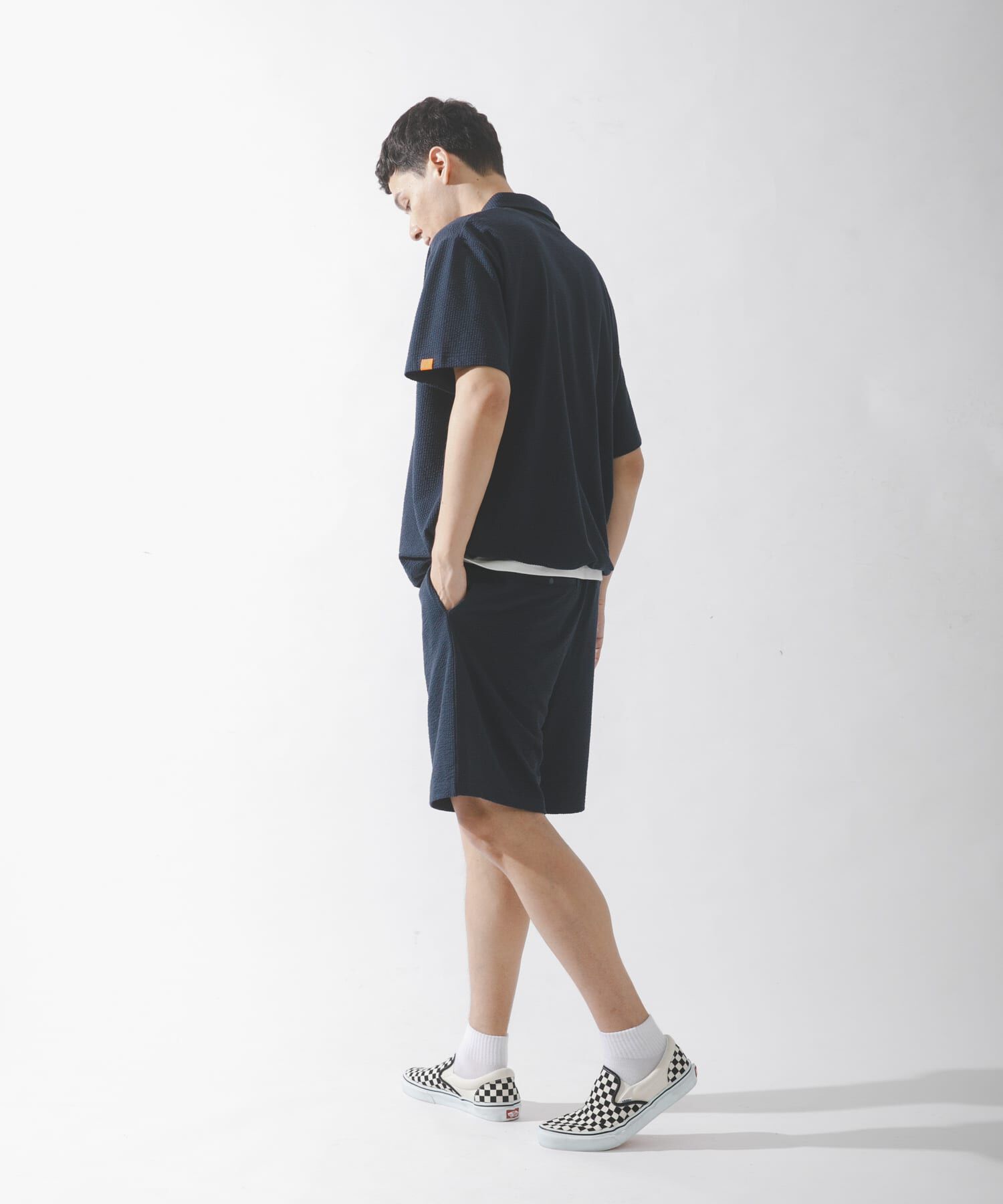 Sonny Label 「カットシアサッカー襟付きプルオーバー」|Tシャツ・カットソー|