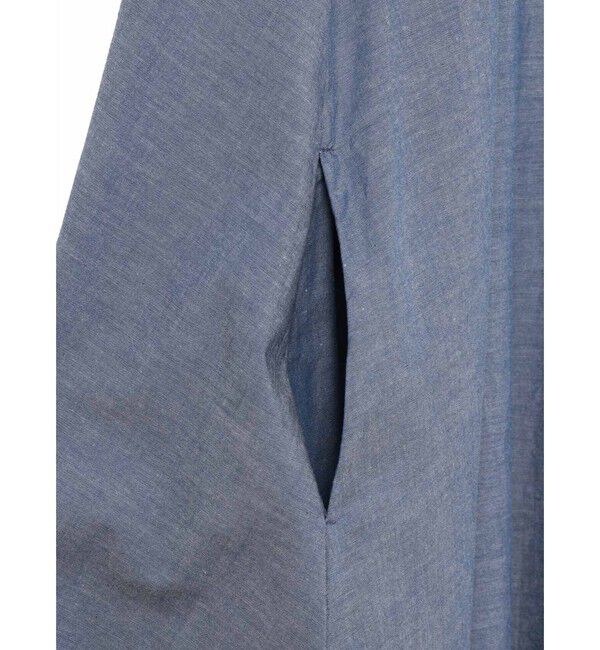MidiUmi「MidiUmi シャンブレーノースリーブプレンティワンピース」|ワンピース|