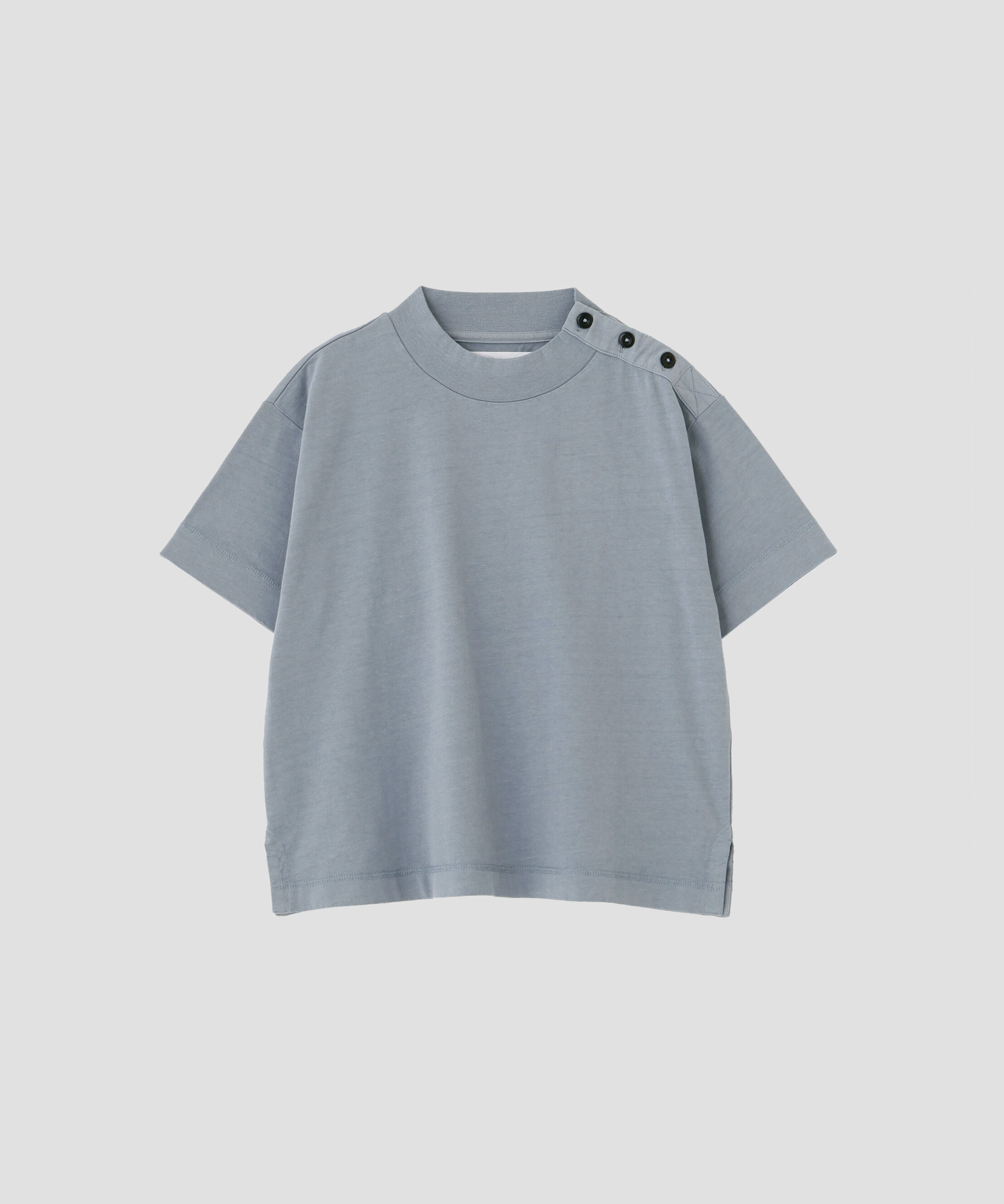 MHL.「GARMENT DYED TOUGH COTTON LINEN JERSEY TOP」|Tシャツ・カットソー|