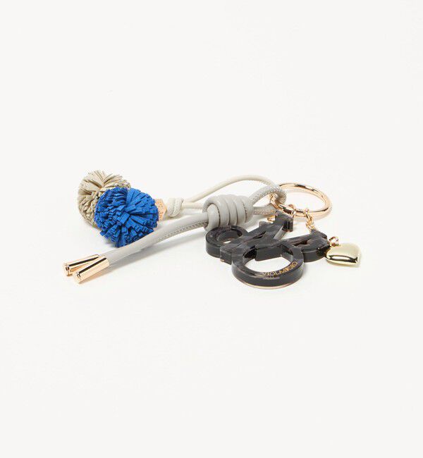 BEAUTY&YOUTH UNITED ARROWS「＜VIOLAd&rsquo;ORO＞ポンポン ロゴ バッグチャーム」|キーケース|