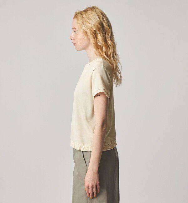 STEVEN ALAN「＜Steven Alan＞フリル Tシャツ」|Tシャツ・カットソー|