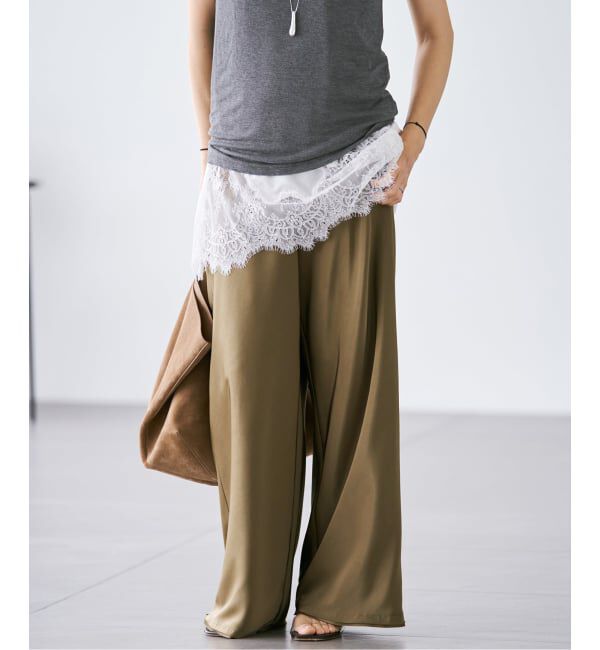 Plage「Cutoff satin パンツ」|その他|
