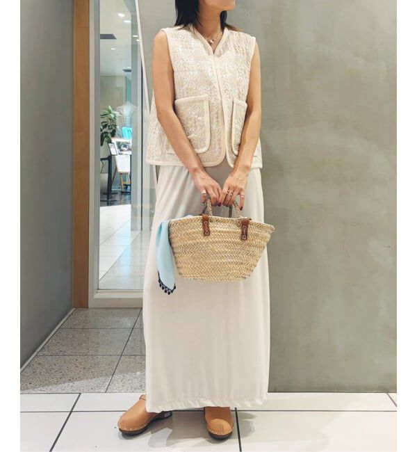 IENA LA BOUCLE「IENA LA BOUCLE フラワーJQベスト」|ダウンベスト・ベスト|