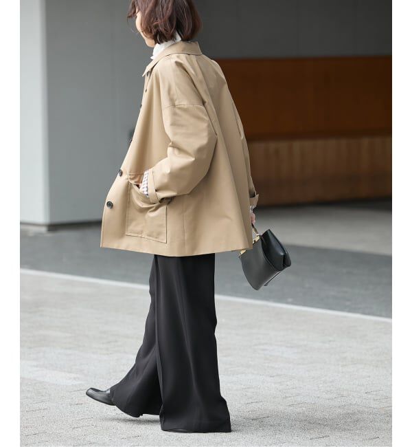 別注】Aquascutum×LESSAGEショートコート（journal standard L'essage