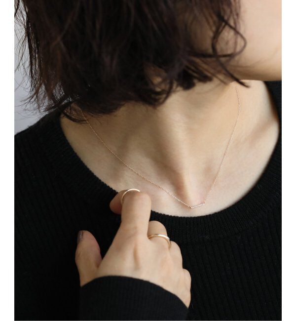 ダイヤ10ミリバーネックレス K10（Lilas by Spick&Span）｜ルミネの
