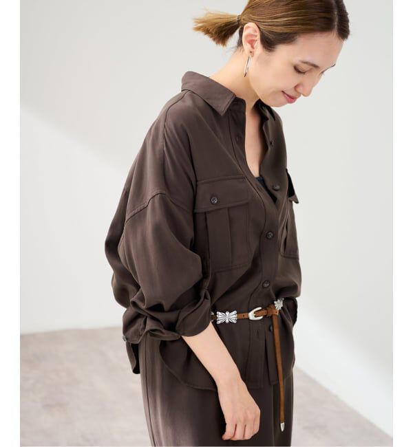 FRAMeWORK「≪予約≫リヨセルWORK SHIRT」|シャツ・ブラウス|