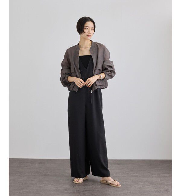 SALON adam et rope'「ビンテージツイルサロペット」|オールインワン|