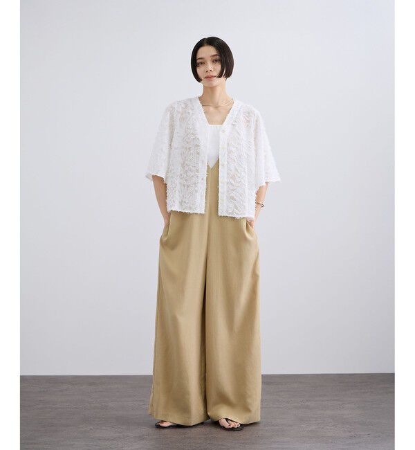 SALON adam et rope'「ビンテージツイルサロペット」|オールインワン|
