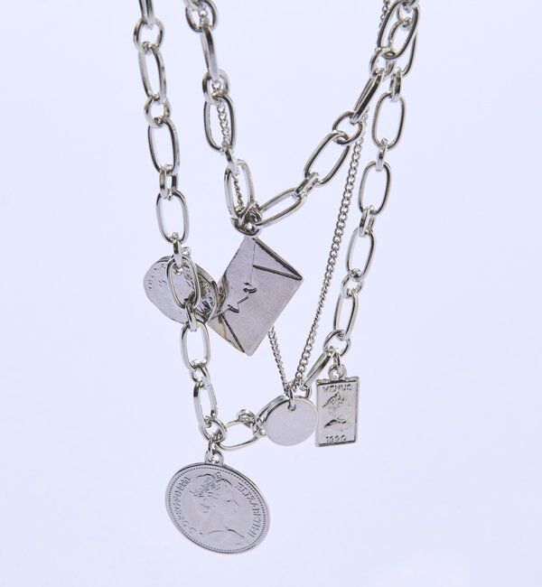  「予約【顔周りを華やかに】charmsネックレス」|リング|