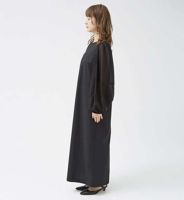 Rouge vif「バルーンシアースリーブワンピース」|ワンピース|