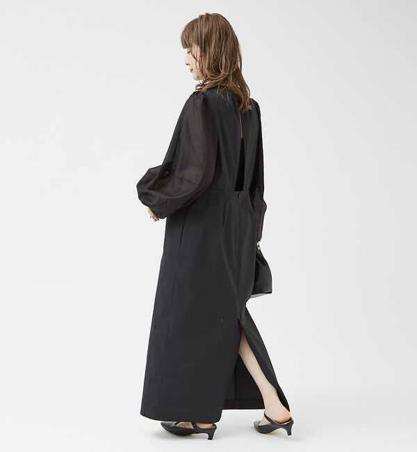Rouge vif「バルーンシアースリーブワンピース」|ワンピース|