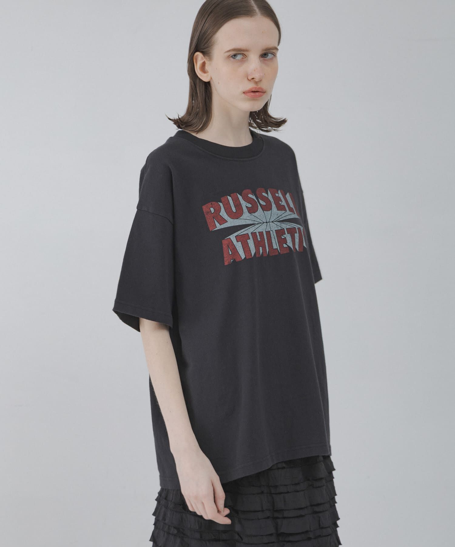 Sonny Label 「『別注』RUSSELL ATHLETIC&times;Sonny Label　ロゴプリントTシャツ」|Tシャツ・カットソー|