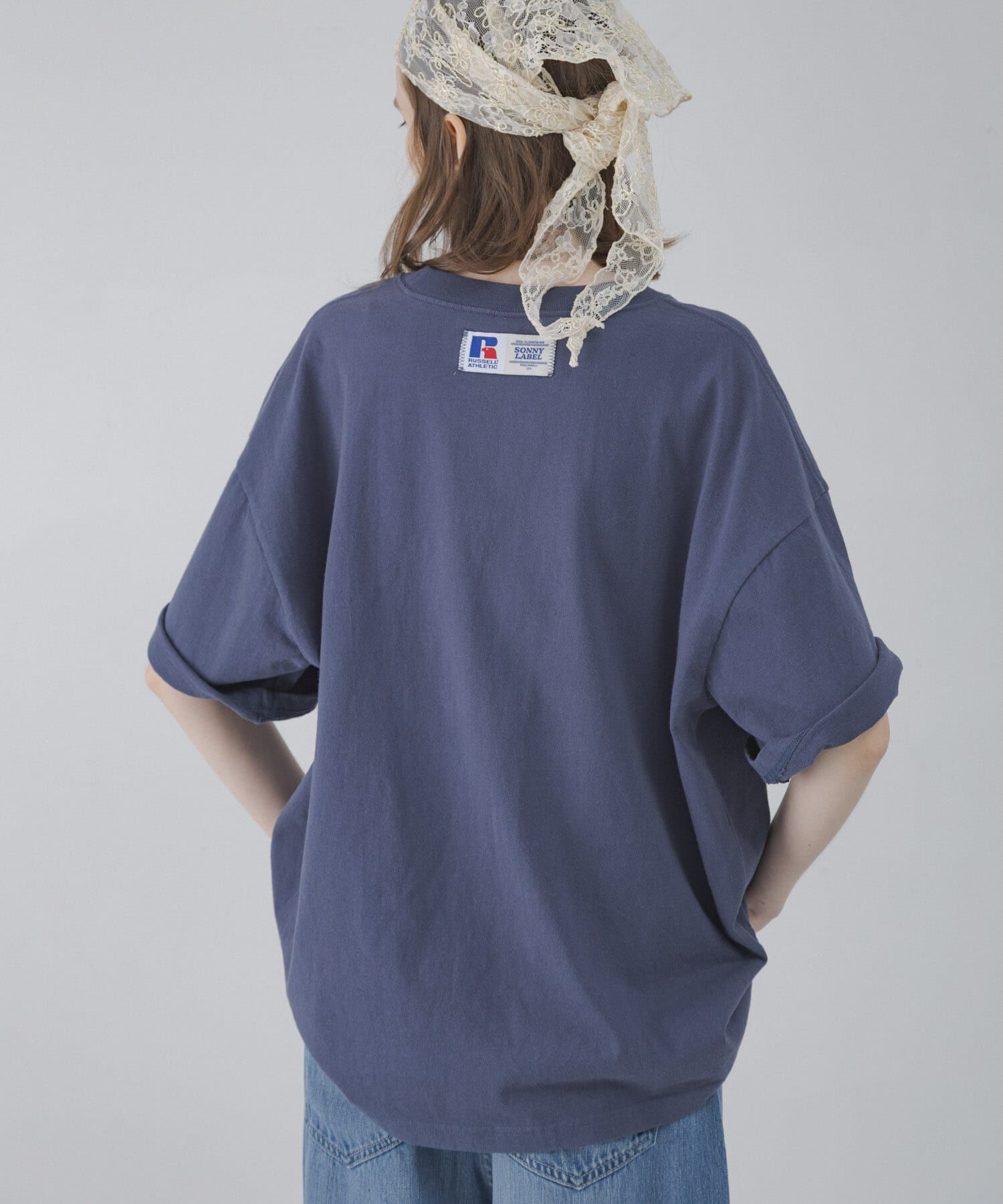Sonny Label 「『別注』RUSSELL ATHLETIC&times;Sonny Label　ロゴプリントTシャツ」|Tシャツ・カットソー|