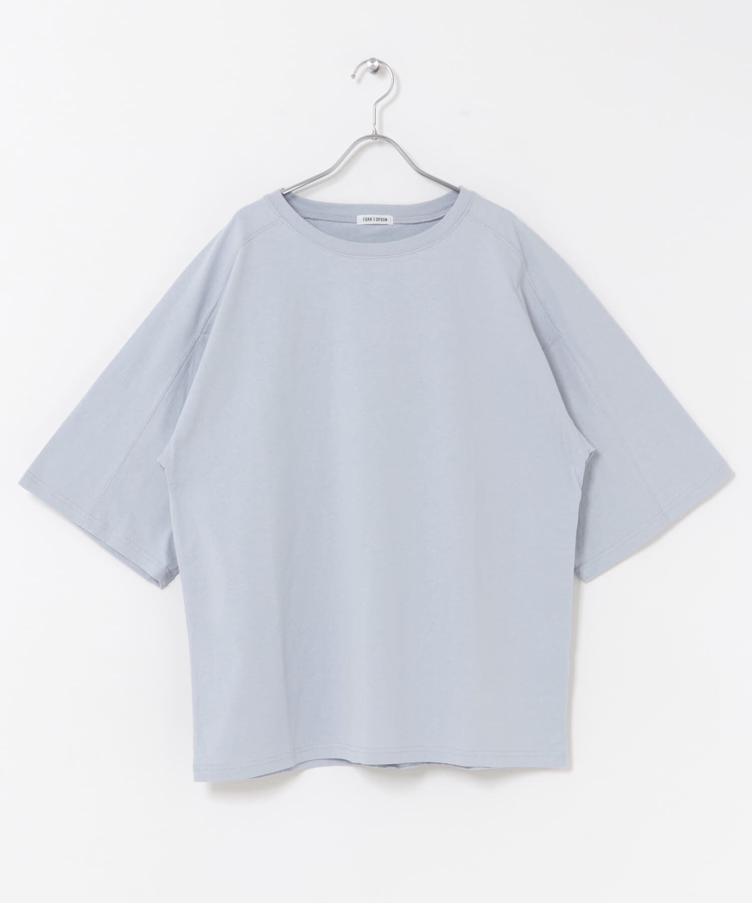 URBAN RESEARCH DOORS「FORK&SPOON　ラグランスリーブビッグTシャツ」|Tシャツ・カットソー|