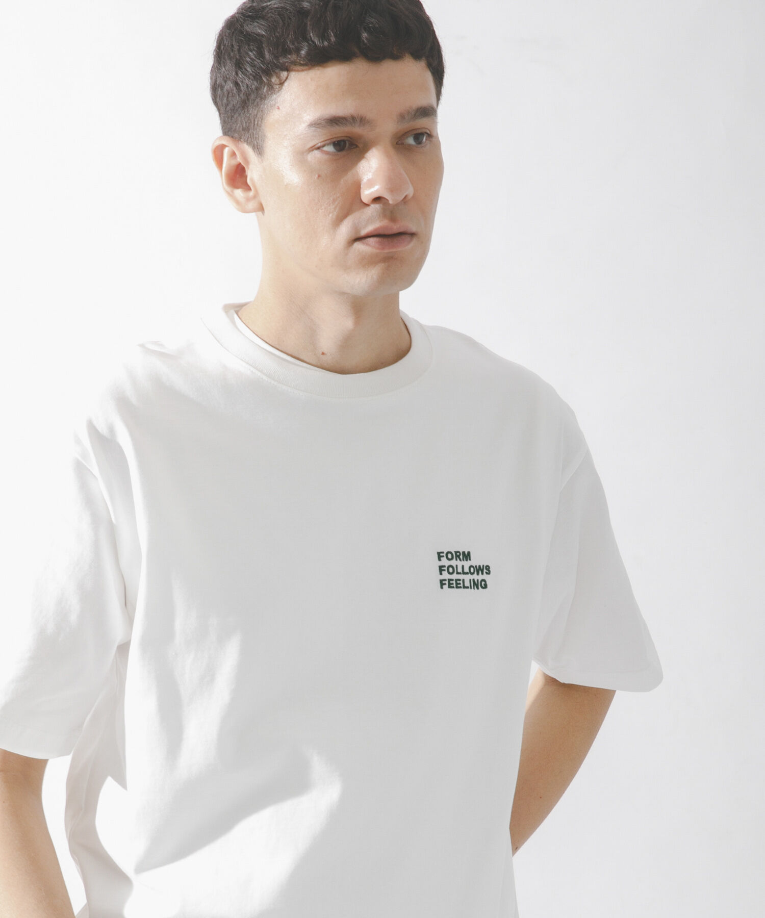 Sonny Label 「ワンポイント刺繍ショートスリーブTシャツ」|Tシャツ・カットソー|