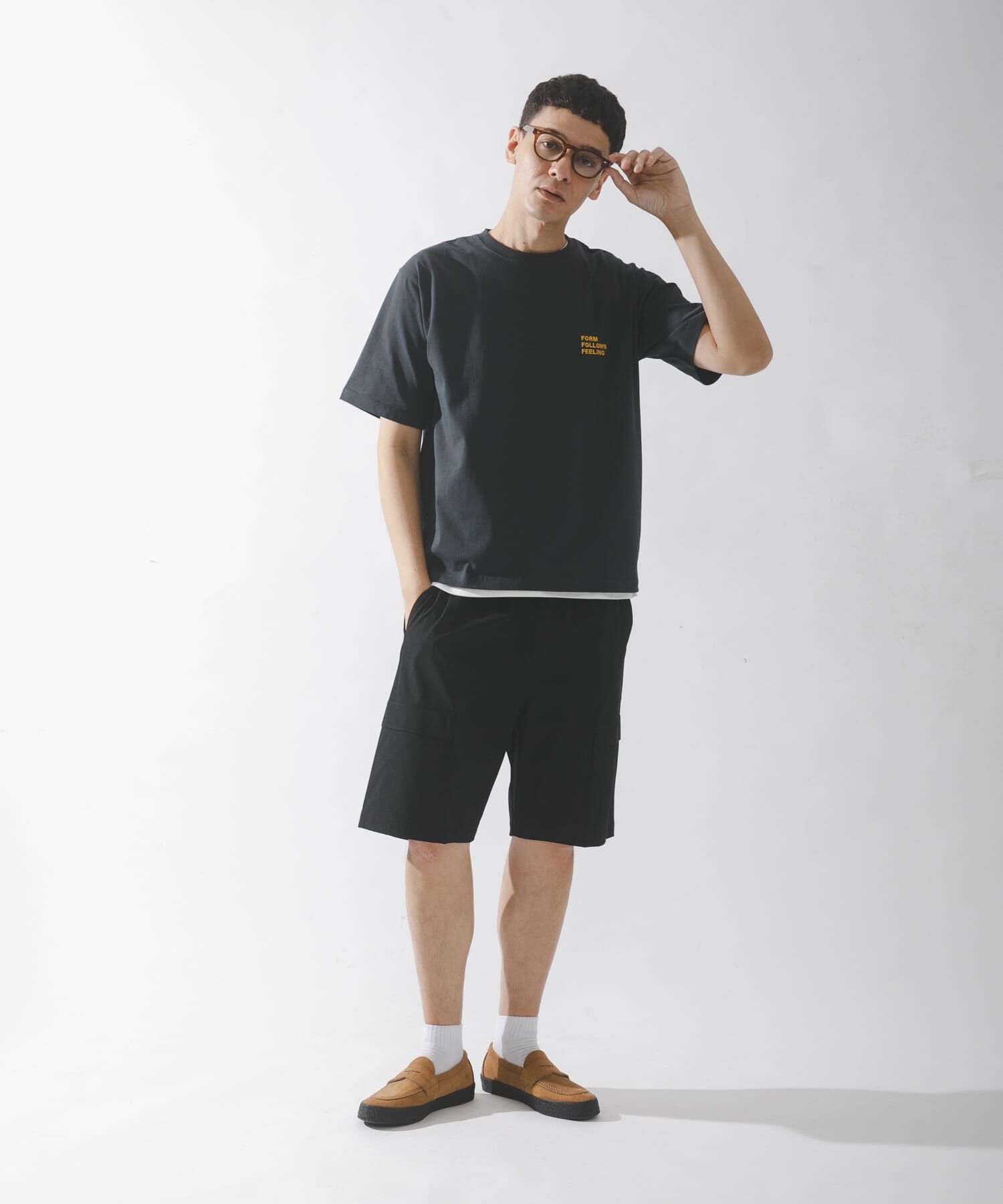 Sonny Label 「ワンポイント刺繍ショートスリーブTシャツ」|Tシャツ・カットソー|