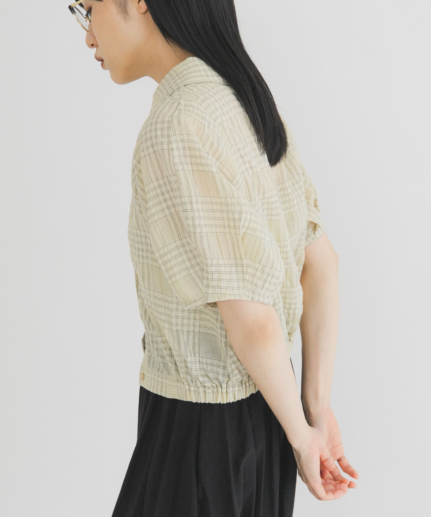  「コンパクトチェックシャツ」|シャツ・ブラウス|