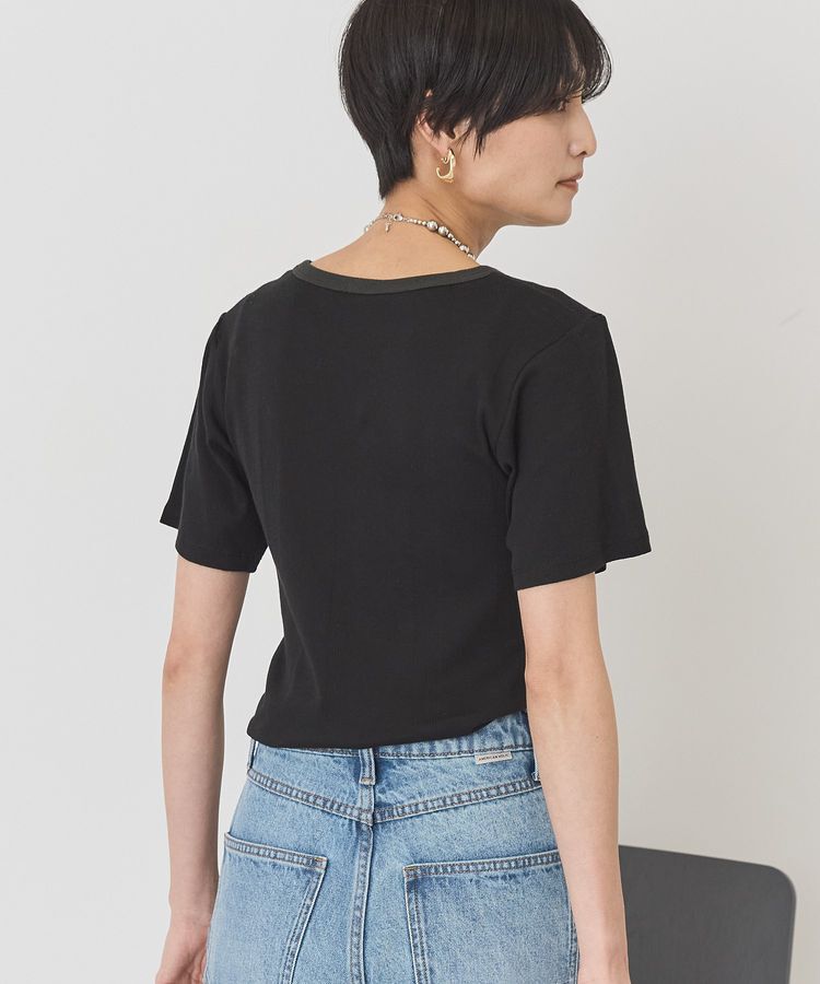 AMERICAN HOLIC「【SET】半袖プルオーバー+針抜きカーディガン」|Tシャツ・カットソー|
