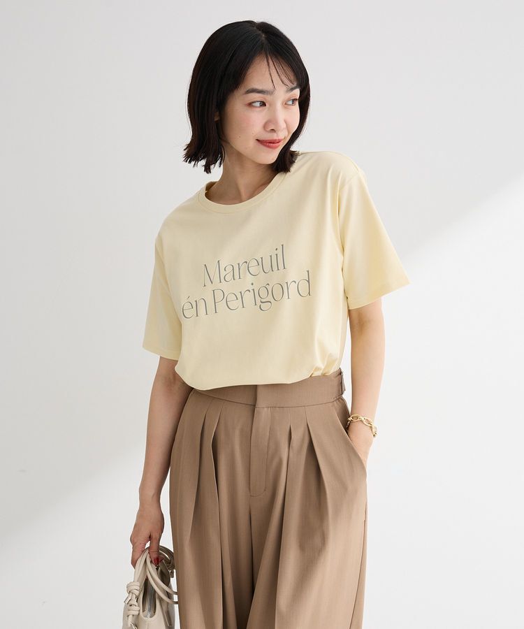 Green Parks「ベーシックロゴTシャツ」|Tシャツ・カットソー|Yellow