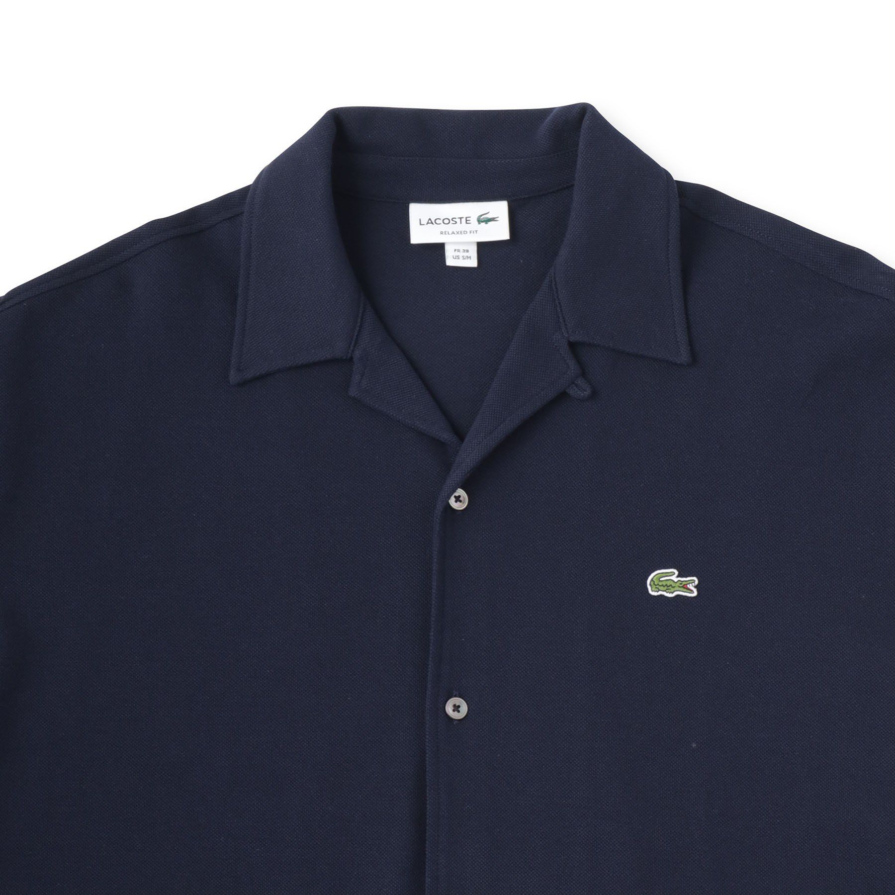 DRESSTERIOR「LACOSTE（ラコステ）WOVEN SHIRT｜Tシャツ」|ポロシャツ|