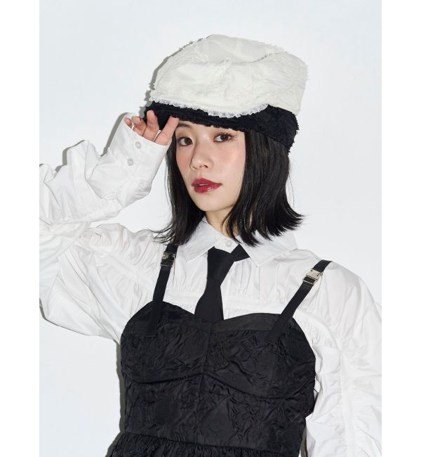 jouetie「【kaorinomori&times;jouetie】レースハンチング」|ハンチング・ベレー帽|