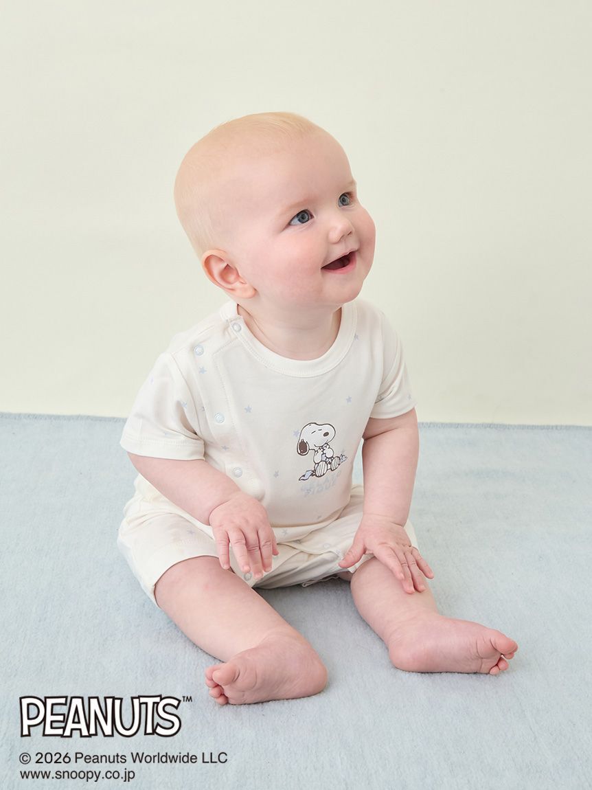GELATO PIQUE KIDS & BABY「【PEANUTS】【BABY】【接触冷感】ロンパース」|ロンパース|