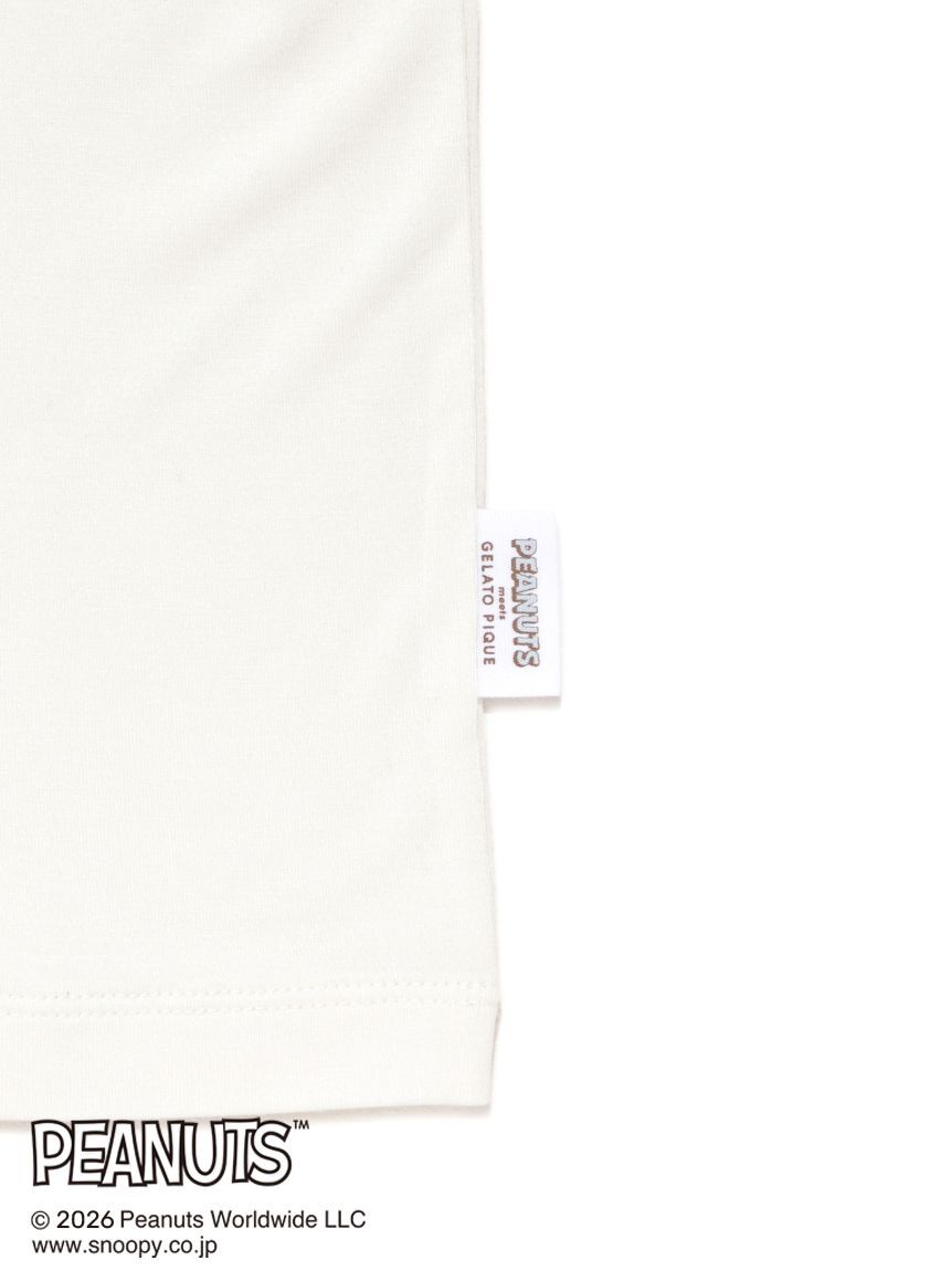 GELATO PIQUE KIDS & BABY「【PEANUTS】【KIDS】【接触冷感】ワンポイントTシャツ」|ルームウェア|
