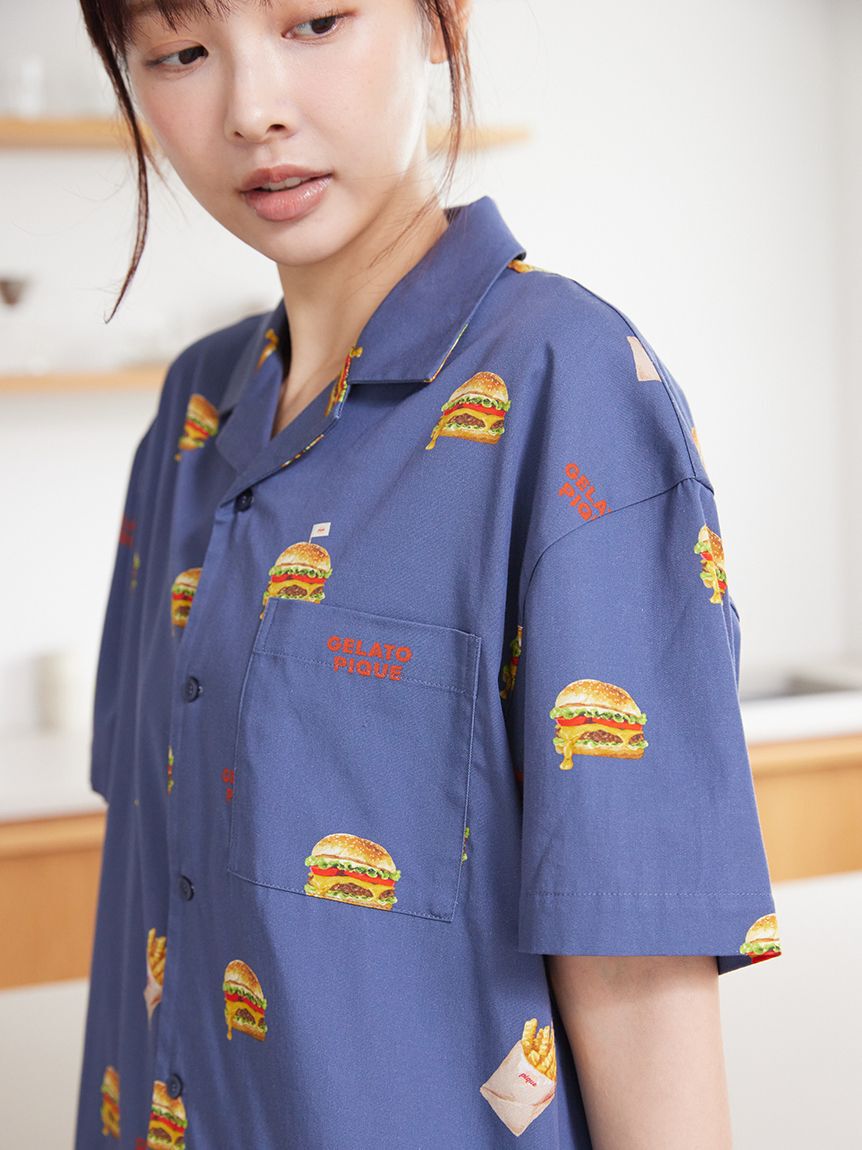 gelato pique「【UNISEX】 【接触冷感】HIGH CALORIE柄シャツ」|ルームウェア|