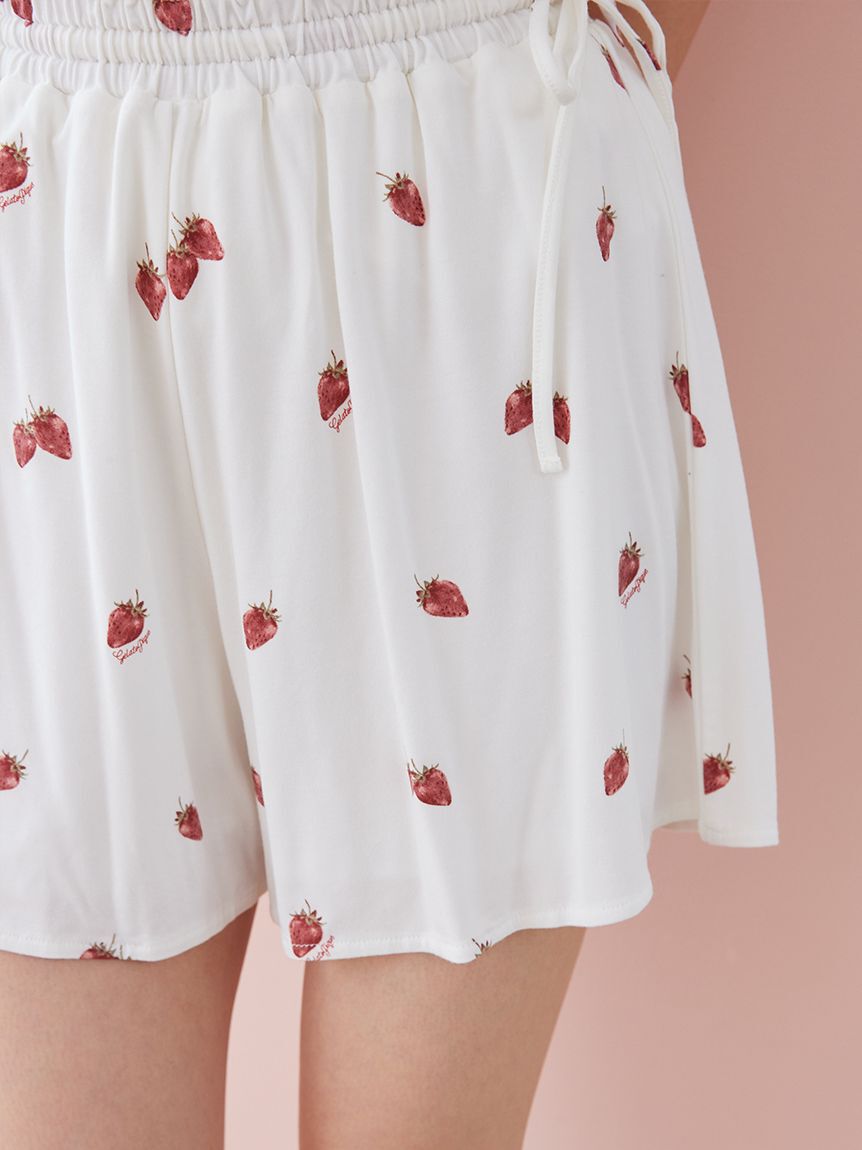 gelato pique「ストロベリー柄ショートパンツ」|ルームウェア|