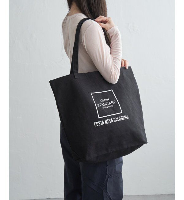 ikka「シンプルＥＣＯトートバッグ」|その他|ブラック