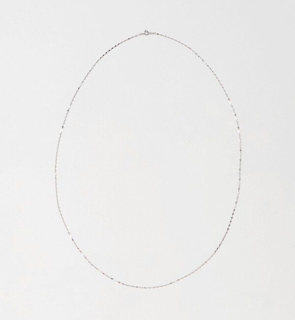 UNITED ARROWS「＜les bonbon＞W10K VICTRIA チェーンネックレス65」|ネックレス|SILVER