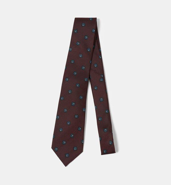 UNITED ARROWS green label relaxing「GLR シルク3 8.0cm コモン3 ネクタイ」|ネクタイ・蝶ネクタイ|DK.BROWN