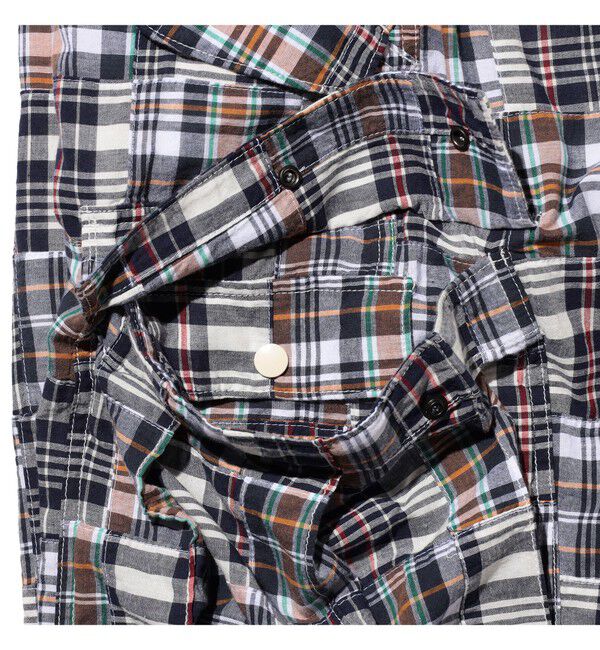 BEAMS PLUS「Beach 6 Pocket Shorts Patchwork Madras」|その他|