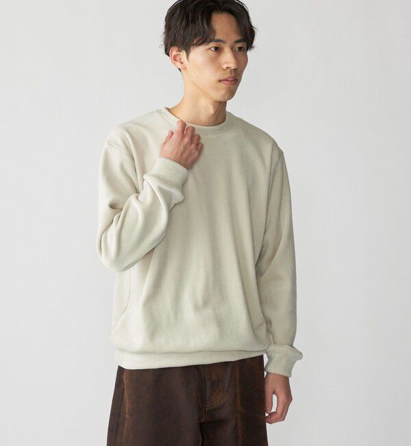 SHIPS「SHIPS: 〈手洗い可能〉ライト トリコット コーデュロイ クルーネック」|Tシャツ・カットソー|