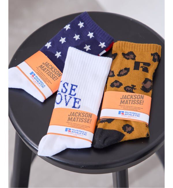 JOURNAL STANDARD「別注【RUSSELL ATHLETIC*JM for JS】LOGO SOCKS」|ソックス|
