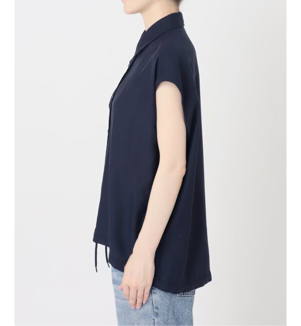 Spick and Span「《追加》ソフトブロードフレンチヘムギャザーシャツ」|シャツ・ブラウス|