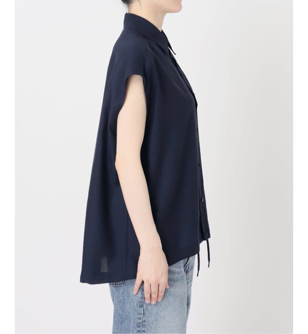 Spick and Span「《追加》ソフトブロードフレンチヘムギャザーシャツ」|シャツ・ブラウス|