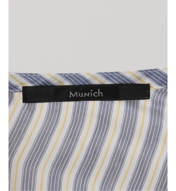  「【洗える】Munich/ミューニック　ストライプノースリワンピース」|ワンピース|